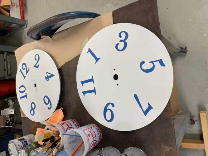 Paint on inner discs